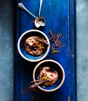 Chocolate orange pots