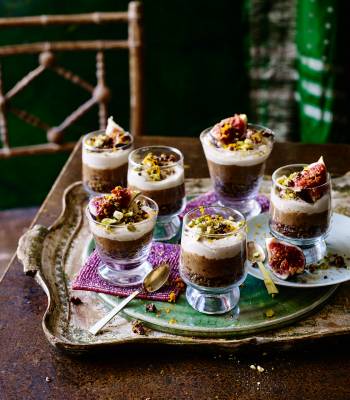 Mont Blanc trifle pots