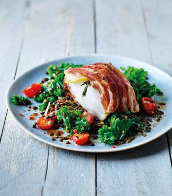 Tom Daley's cod and lentils