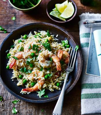 Thai prawn and coconut rice