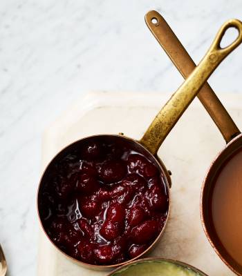 Spiced cranberry and orange relish