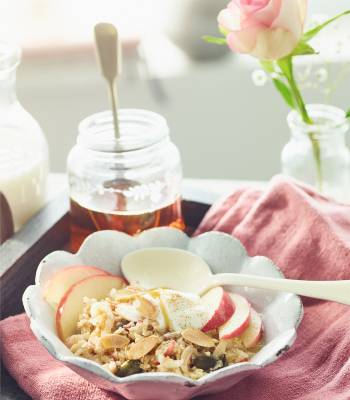 Apple pie overnight oats