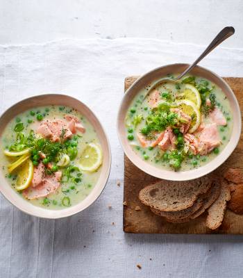 Salmon and dill cullen skink