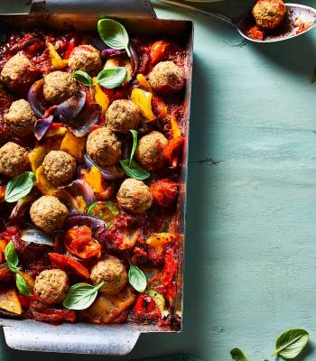 Mediterranean falafel bake