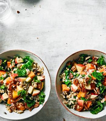Autumn harvest rice