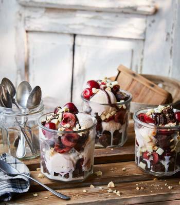 Black Forest sundaes