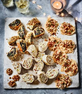 Trio of walnut bites from California Walnuts