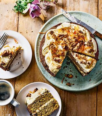 Spiced parsnip and carrot cake