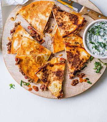 Chipotle beef quesadillas 