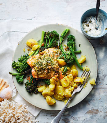 Trout with a gremolata crumb
