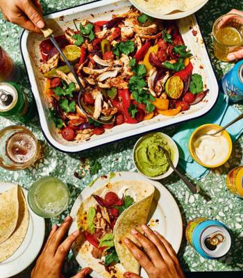 Sheet pan fajitas