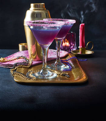 Purple rain cocktail 