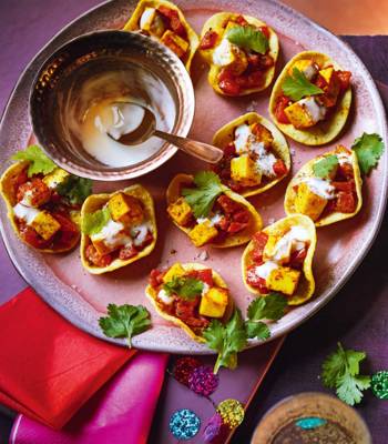 Paneer jalfrezi poppadoms