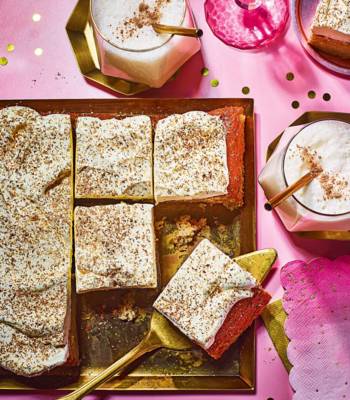 Eggnog tres leches cake