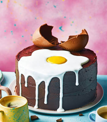 Creme Egg chocolate cake