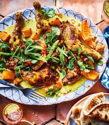 Thai yellow curry chicken and squash