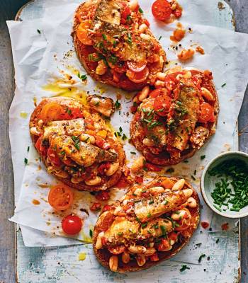 Sardine and pepper toasts