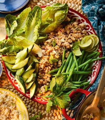 Thai chicken larb