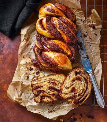 Overnight chocolate and earl grey babka