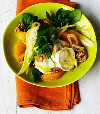 Orange & fennel salad with goats’ cheese