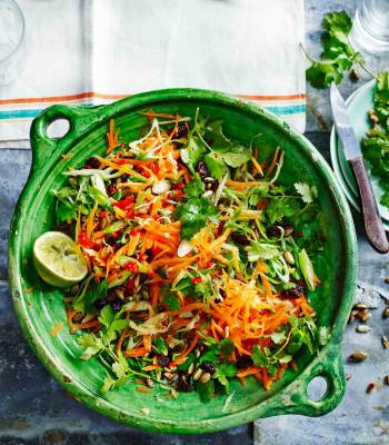 Zingy carrot salad