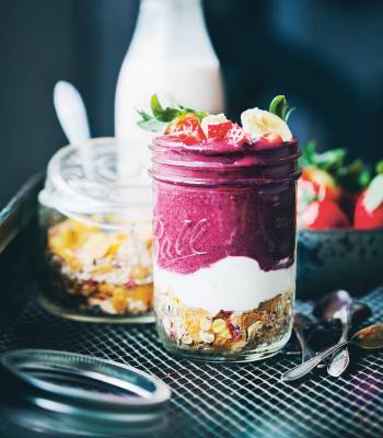 Upside-down breakfast