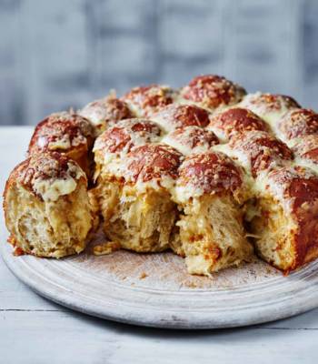 Cheese and Marmite pull-apart bread