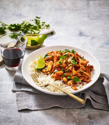 'Pulled' turkey chilli