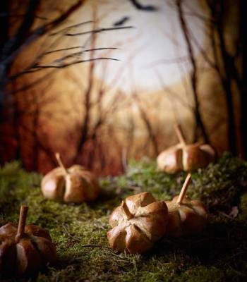 Spiced pumpkin rolls