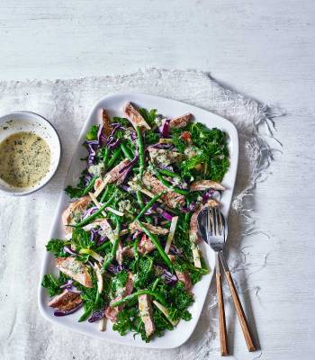 Pork and apple winter salad