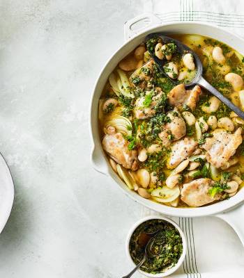 Chicken and butter bean summer casserole
