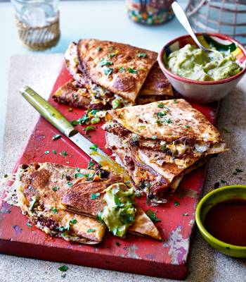 Chorizo and jalapeno quesadillas 