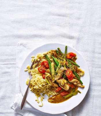 Mediterranean chicken stir-fry