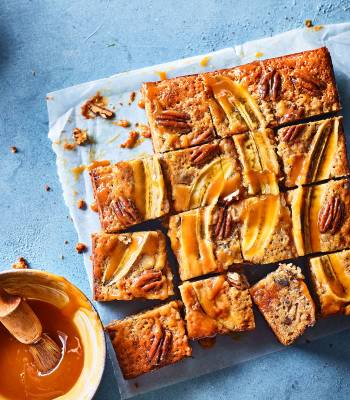 Butterscotch banana bread blondies
