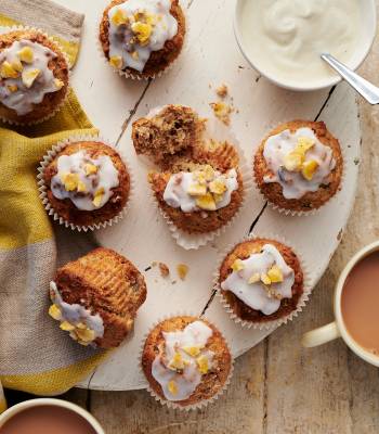 Sponsored: Vanilla yogurt & banana muffins