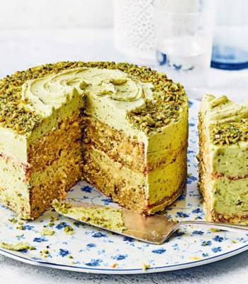 Courgette, pistachio and lemon cake