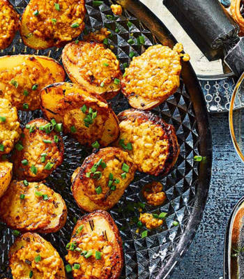 Roast potato rarebits