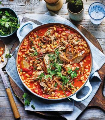 Cassoulet with duck and sausage