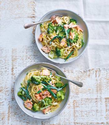 Reader recipe: Salmon and broccoli spaghetti