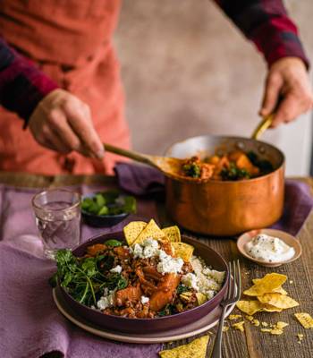 Lamb chilli with squash
