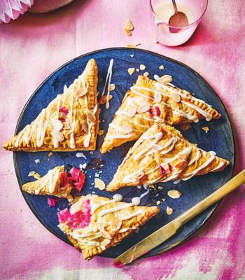 Rhubarb and frangipane hand pies