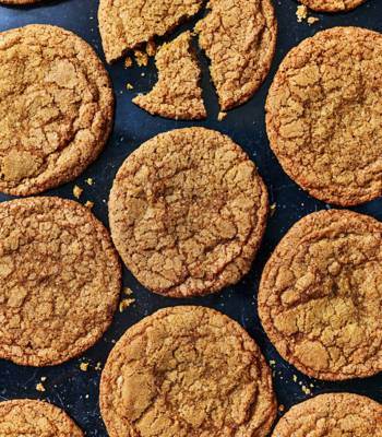 Salted vanilla bean cookies