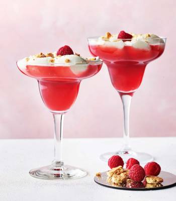 Raspberry cheesecake martini 