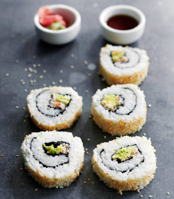 California crab rolls