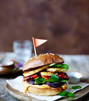 Sponsored: The ultimate veggie burger with lemon-chipotle mayo