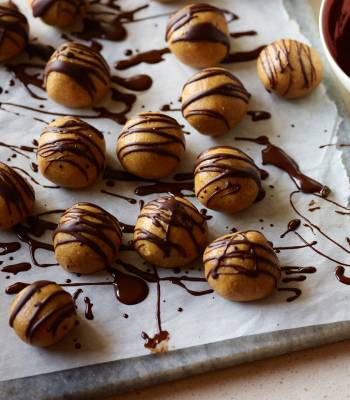 Almond maple truffles