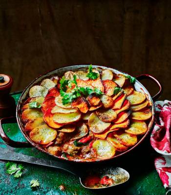 Caribbean lamb hotpot
