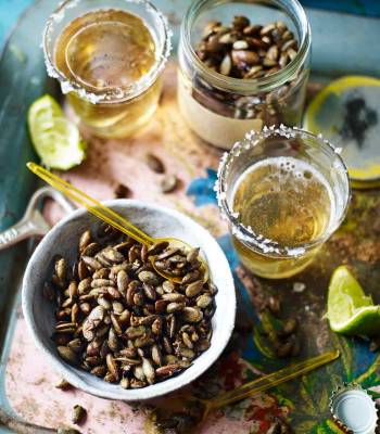 Salted pumpkin seeds