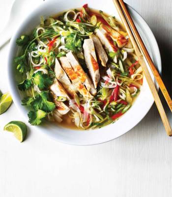 Vietnamese ginger chicken pho