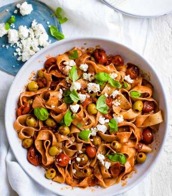 Greek-style pasta
